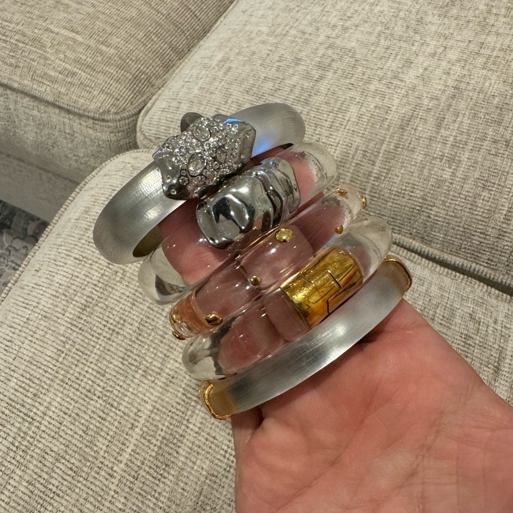 5 Alexis Bittar bangles (bundle deal)